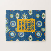 グッドビーブズハンググッドラック悪い目のパズル ジグソーパズル (横)