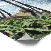 グッドビーブズ海パームツリーズサンドウォール ポスター (角)