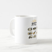 グッドフライデーの週末の雰囲気 コーヒーマグカップ (正面左)