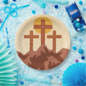 グッドフライデーカード ペーパープレート (パーティー)