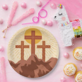 グッドフライデーカード ペーパープレート (パーティー)