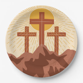 グッドフライデーカード ペーパープレート