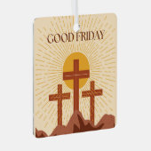 グッドフライデーカード メタルオーナメント (正面右)