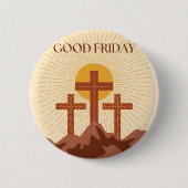 グッドフライデーカード 缶バッジ (正面)