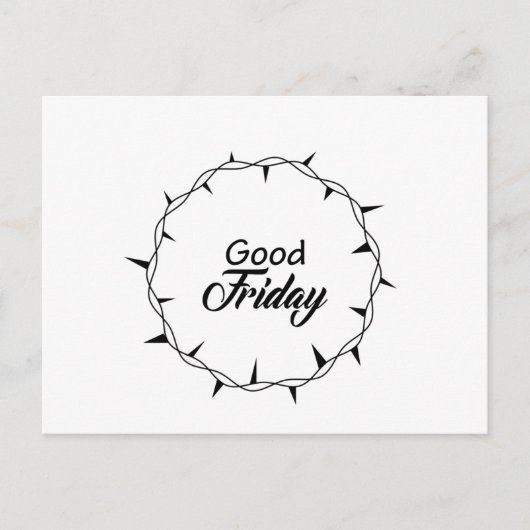 グッドフライデーホリディポストカード シーズンポストカード (正面)