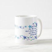 グッドフレンズのようなスターおもしろい引用文 コーヒーマグカップ (正面右)