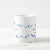 グッドフレンズのようなスターおもしろい引用文 コーヒーマグカップ (中央)