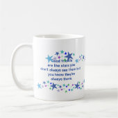 グッドフレンズのようなスターおもしろい引用文 コーヒーマグカップ (左)