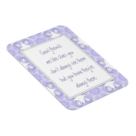 グッドフレンズのようなスターおもしろい引用文 マグネット (右側)