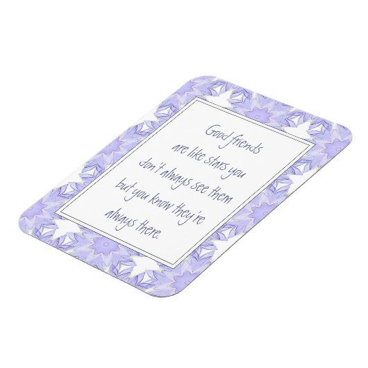 グッドフレンズのようなスターおもしろい引用文 マグネット (左側)