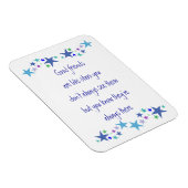 グッドフレンズのようなスターおもしろい引用文 マグネット (右側)