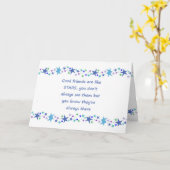 グッドフレンズはスター感動的引用文 カード (黄色い花)