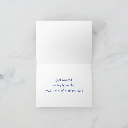 グッドフレンズはスター感動的引用文 サンキューカード (内部)