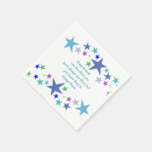 グッドフレンズはスター感動的引用文 スタンダードカクテルナプキン (角)