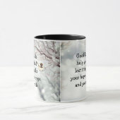 グッドフレンズ友情引用文かわいいバードアート マグカップ (中央)