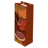 グッドフレンズ引用文 ワインギフトバッグ (正面アングル)