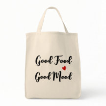 グッドフードグッドムードおもしろいブラックタイポグラフィ