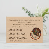 グッドフードフレンズ クラシックサンクスギビングターキー 招待状 (スタンド正面)
