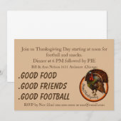 グッドフードフレンズ クラシックサンクスギビングターキー 招待状 (正面/裏面)