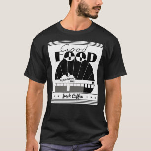 グッドフードムーンダンスディナーフレッシュクラシックコーヒーT-S Tシャツ