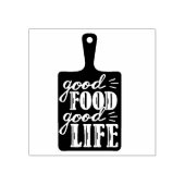 グッドフード グッドライフ ラバースタンプ (インプリント)