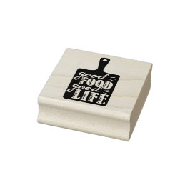 グッドフード グッドライフ ラバースタンプ