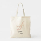 グッドヘアシンプルロゴ美容師 トートバッグ (裏面)