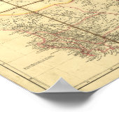 グッドホープ岬1842アンティーク南アフリカの地図 ポスター (角)