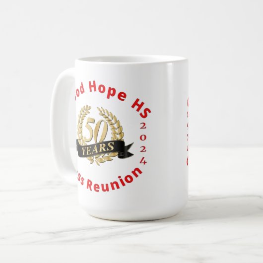 グッドホープ高校50年級懇親会 コーヒーマグカップ (正面左)