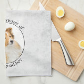 グッドボーイシェットランド・ シープドッグ キッチンタオル (四つ折り)