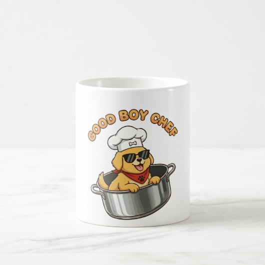 グッドボーイシェフの料理犬 コーヒーマグカップ (中央)