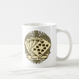 グッドポーカーハンドマグ コーヒーマグカップ