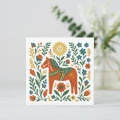 グッドミッドソンマースウェーデンフォークアート 招待状 (スタンド正面)