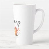 グッドモダンモーニングカボチャ引用文 カフェラテマグ (右)