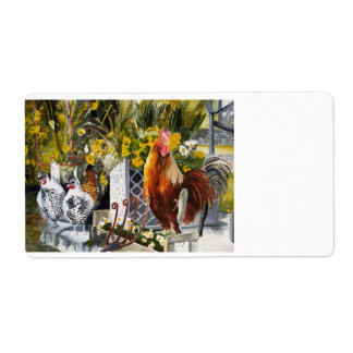 グッドモーニンの女の子のラベル ラベル