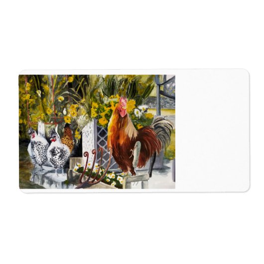 グッドモーニンの女の子のラベル ラベル (正面)