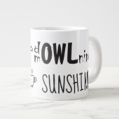 グッドモーニングおもしろい引用文 ジャンボコーヒーマグカップ (正面右)