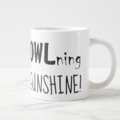 グッドモーニングおもしろい引用文 ジャンボコーヒーマグカップ (右)