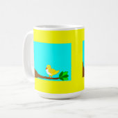 グッドモーニングイエローバードコーヒーマグ コーヒーマグカップ (正面左)