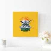 グッドモーニングインド、ナイスバ、梅田 スクエア壁時計 (ホーム)