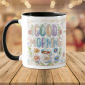 グッドモーニングウォーターカラードードル ツートーンマグカップ