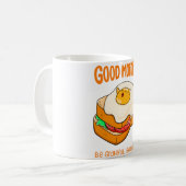 グッドモーニングエッグヨーク コーヒーマグカップ (正面左)