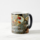 グッドモーニングエンチャントティーカップお洒落- Forest C モーフィングマグカップ (正面右)