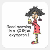 グッドモーニングオキシモロン スクエアシール (正面)