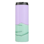 グッドモーニングオレンジおもしろい猫 タンブラー (裏面)