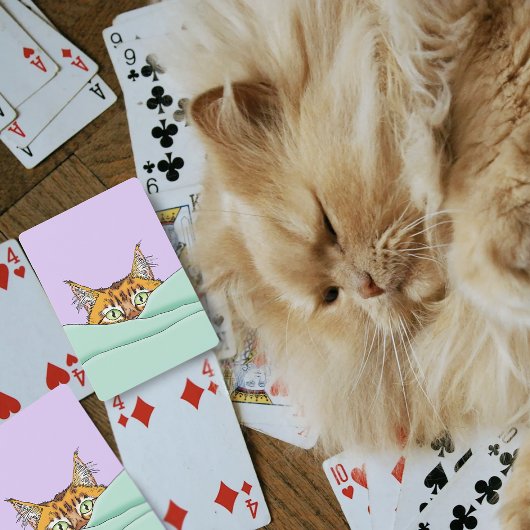 グッドモーニングオレンジおもしろい猫 トランプ