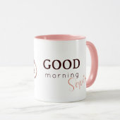 グッドモーニングカスタマイズ可能なshibari マグカップ (正面右)