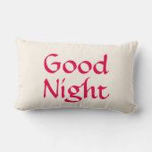 グッドモーニンググッドナイト装飾用クッション ランバークッション (裏面)