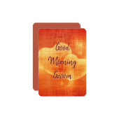 グッドモーニンググルームカード カード (正面/裏面インサイチュ)