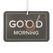 グッドモーニングコーヒーの空気フレッシュナー カーエアーフレッシュナー (裏面)